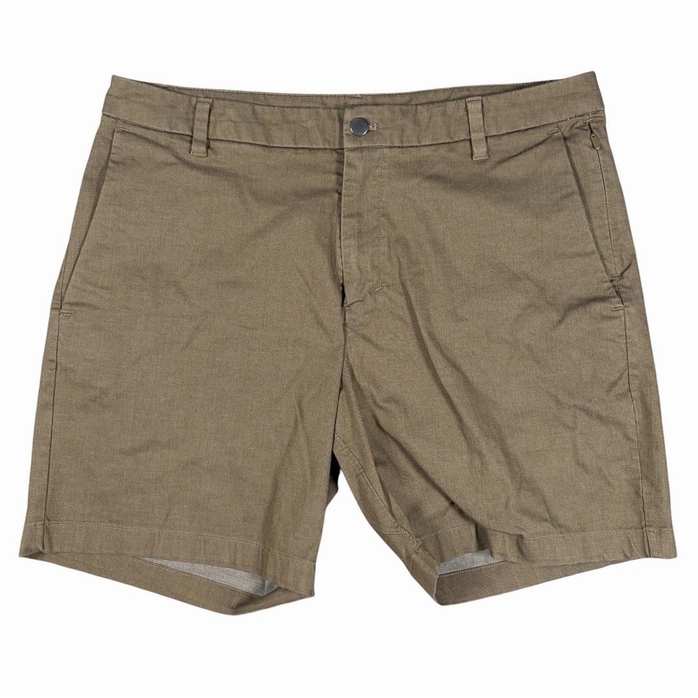 Lululemon Shorts Mens 36x8 Chino Commission Classic 10" Warpstreme Golf Khaki